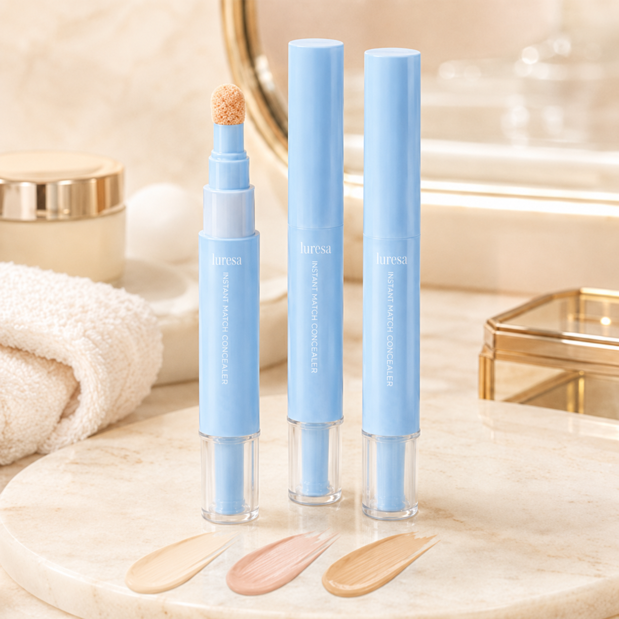 Dual-Effect Concealer & Powder Foundation✨