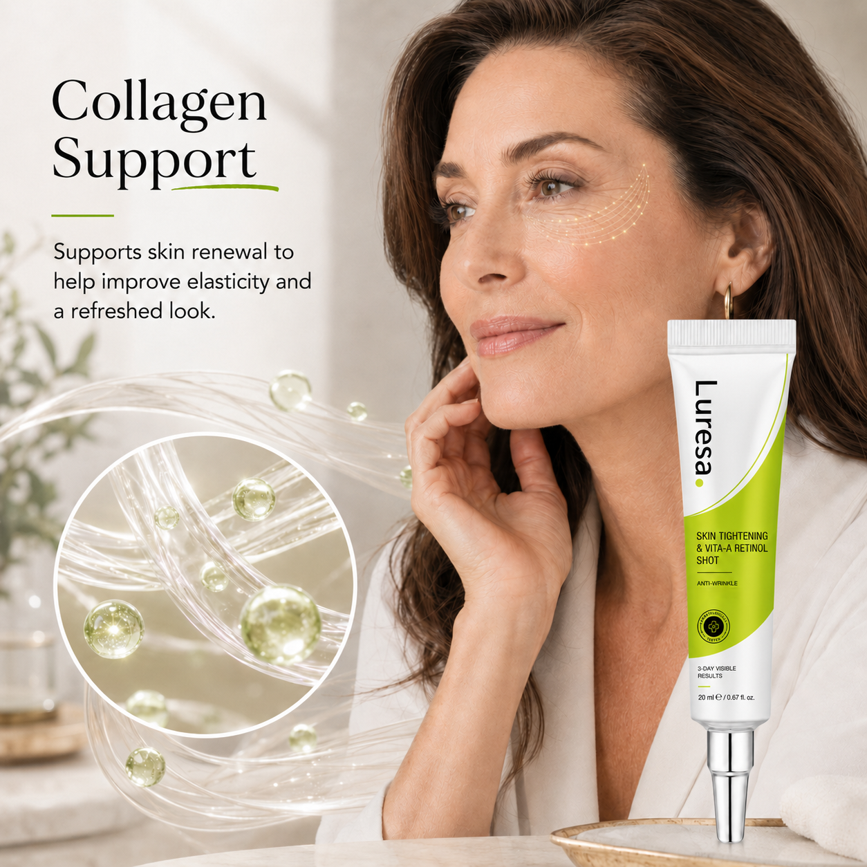 -80% OFF | LURESA™ Collagen Instant Lift Cream – Instantly Firms, Tightens & Improves Skin Quality
