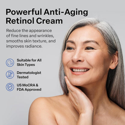 Gather Crest™ A313 Vitamin A Pommade + Ialuset Hyaluronic Acid Anti-Wrinkle Cream